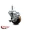 Service Caster 3 High Temp Phenolic Wheel Swivel 7/16'' Grip Ring Stem Caster with Brake SCC-GR20S314-PHRHT-TLB-716138 - alternate 3